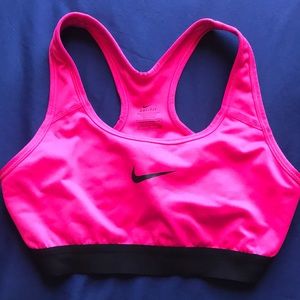 Pink Nike Sports bra